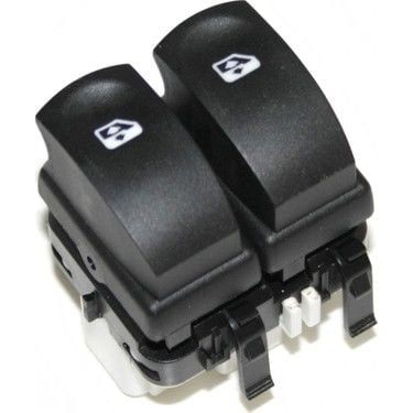 Megane 2-II Sol Cam Açma Butonu Düğmesi Çiftli (2003-2010) 8200315042 -Renault Mais