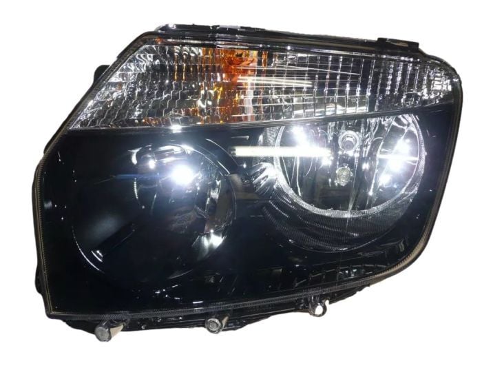 Duster 1-I Sol Far Lambası Siyah (2009-2012) 260605370R-260101891R -Depo