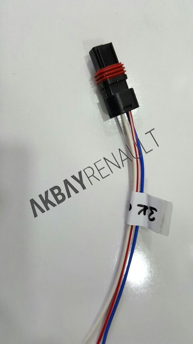 Renault Kilometre Kaptör Soketi 3 Fişli 3K009 -Yerli Üretim