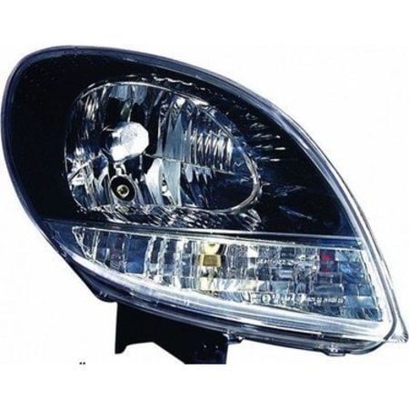 Kango 2 Ön Far Lambası Sağ Siyah 7701062427 Kango 2 Ön Far Lambası Sağ Siyah 7701062427 260104911R -Renault Mais
