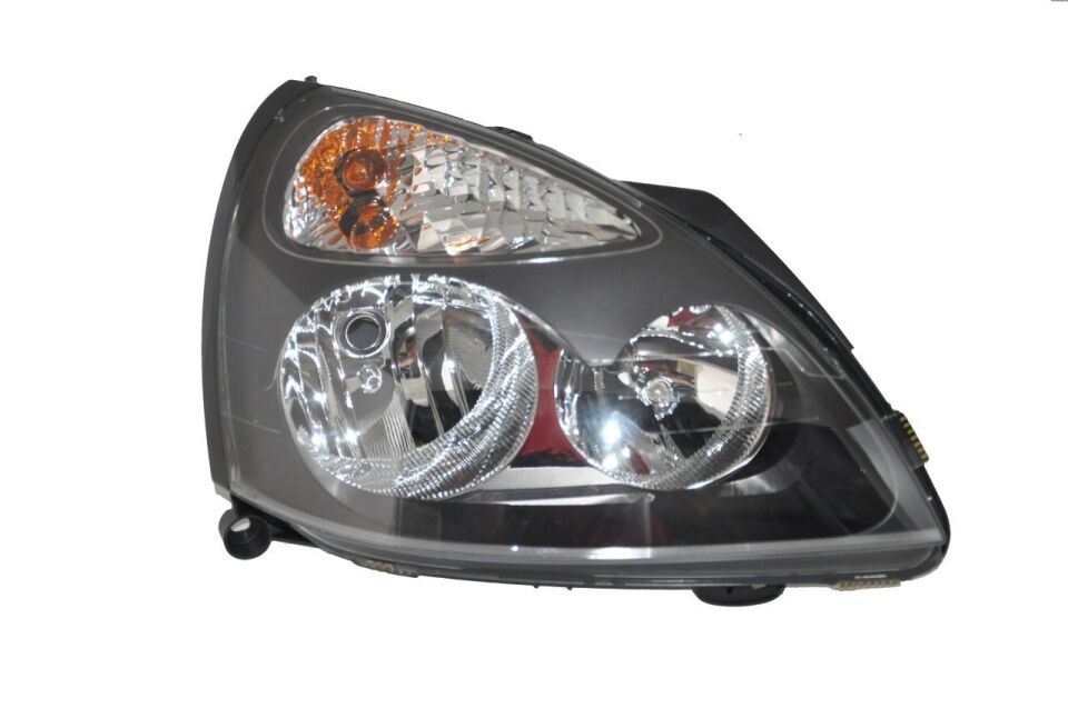 Clio 2-II Sağ Far Lambası (Siyah) (2003-2004) 7701054063 -Depo
