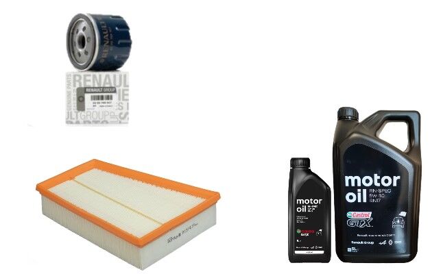Megane 3-III Fluence Yağ Bakım Seti 1.5 Dci K9K (2008-2016) (Motor Yağı+ Yağ+Hava Filtre)
