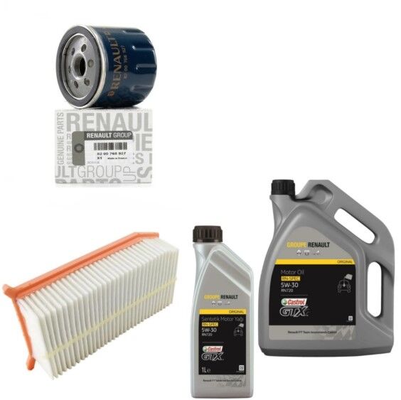 Clio 4-IV Captur 1-I Yağ Bakım Seti 1.5 Dci K9K (2013-2020) (Motor Yağı+Yağ+ Hava Filtre)