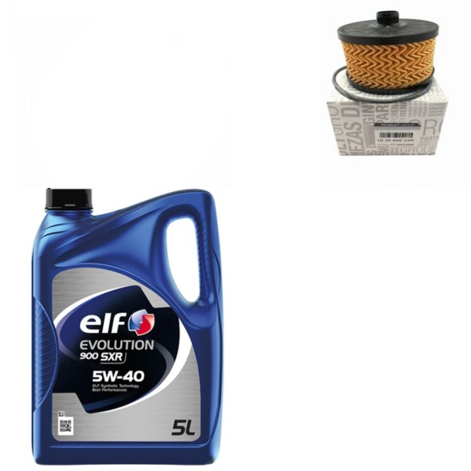 Clio 4-IV Captur 1-I Yağ Bakım Seti 0.9 Tce H4B-1.2 Tce H5F (2013-2020) (Motor Yağı+Yağ Filtre