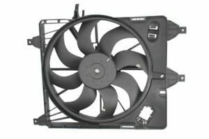 Megane 2-II Scenic 2-II Fan Motor+Pervane+Fan Şasesi (2003-2010) 7701071862-7701071863 -Kale