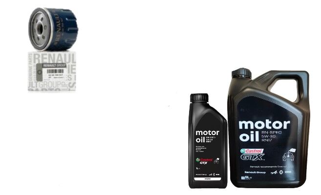 Clio 2-II Symbol Joy Yağ Bakım Seti 1.5 Dci K9K (2013-2020)(Motor Yağı+Yağ Filtre)