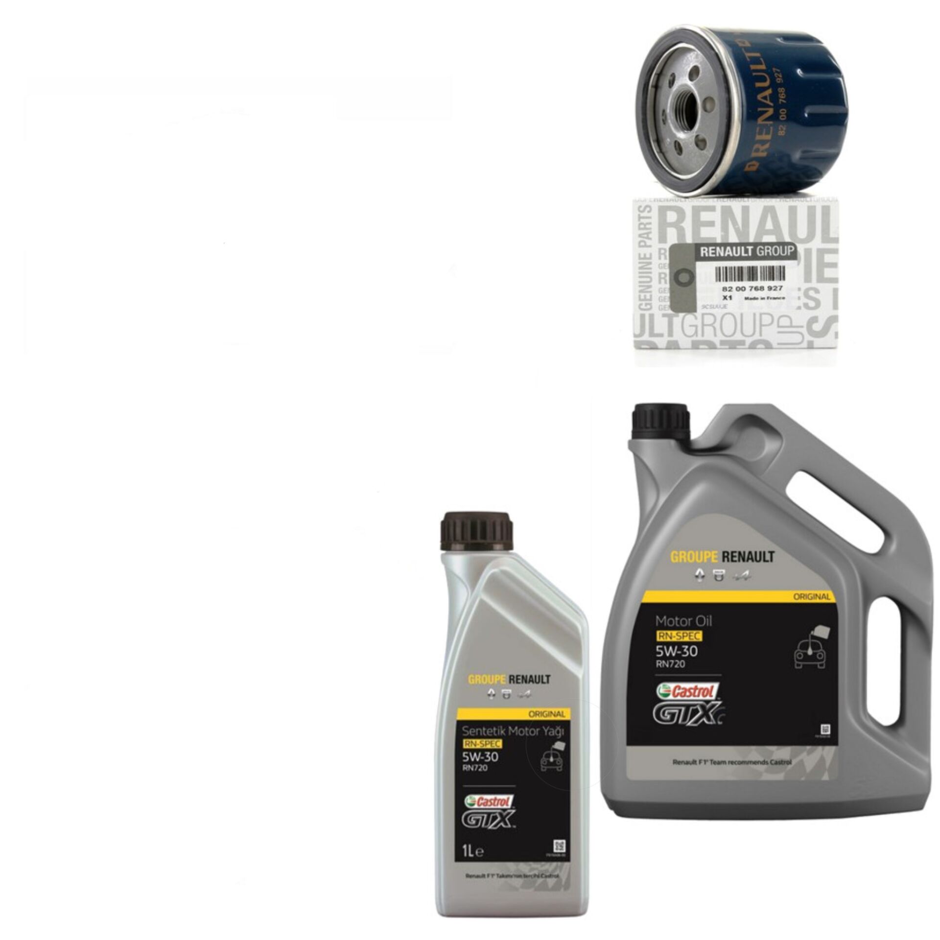 Clio 2-II Symbol Joy Yağ Bakım Seti 1.5 Dci K9K (2013-2020)(Motor Yağı+Yağ Filtre)