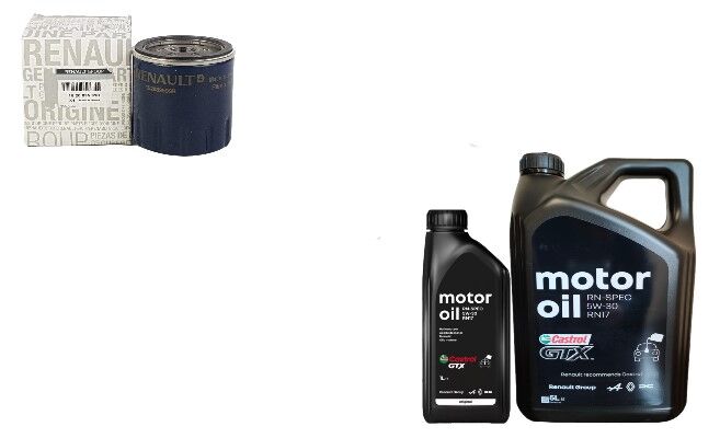 Duster 1-I Yağ Bakım Seti 1.5 Dci K9K (2013-2017)(Motor Yağı+Yağ Filtre)