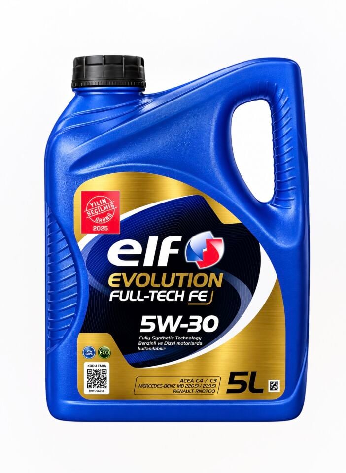 Elf Evolution Full-Tech FE 5W30 Motor Yağı Partiküllü 5 Lt -Elf