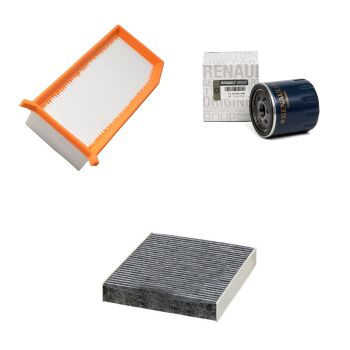Duster 1-I Filtre Bakım Seti 1.5 Dci K9K (2013-2017) (Yağ+Hava+Polen Filtre)