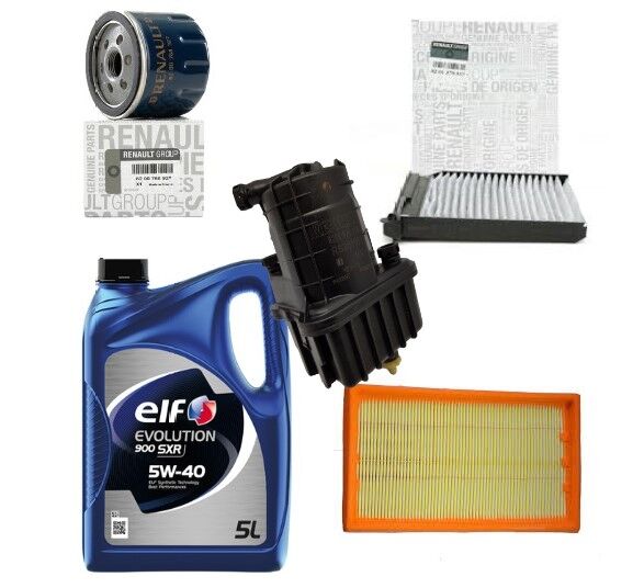 Clio 3-III Modus Yağ Bakım Seti 1.5 Dci K9K (2003-2012)(Motor Yağı+Yağ +Hava+Polen +Mazot Filtre )