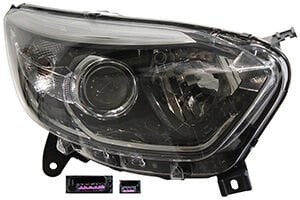 Captur 1-I Ön Sağ Far Lambası Halojen Mercekli (2013-2016) 260102734R-260103166R-260103714R -Tyc