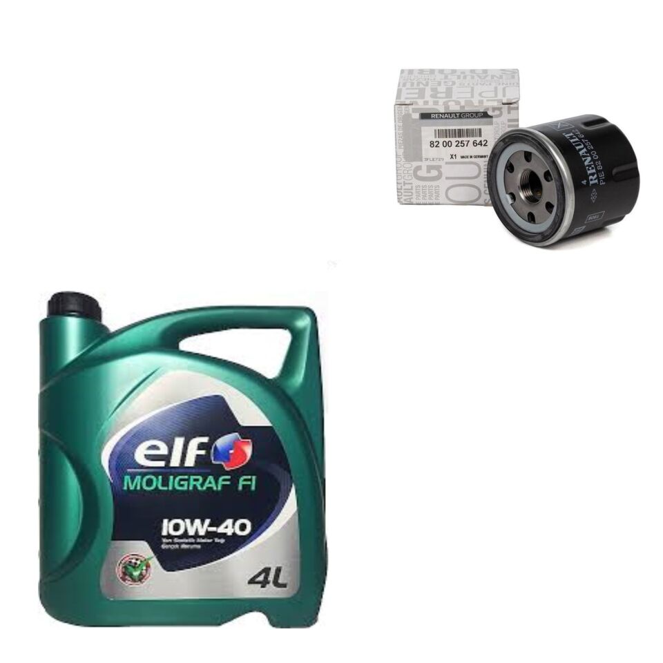 Lodgy Dokker Yağ Bakım Seti 1.2 16V D4F (2013-2020)(Motor Yağı+Yağ Filtre