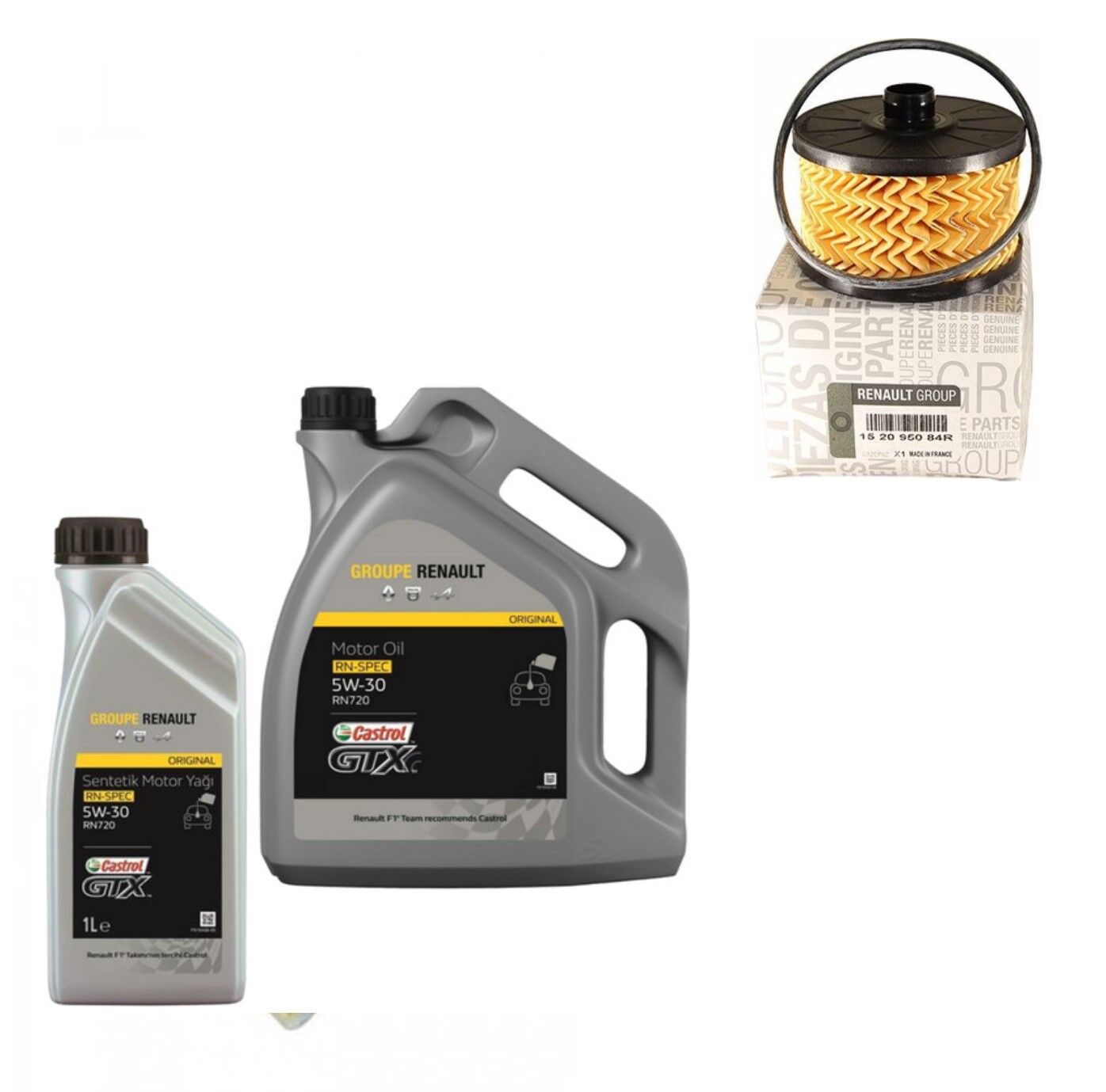 Megane 4-IV Talisman Yağ Bakım Seti 1.3 Tce H5H 2016-> (Motor Yağı+Yağ Filtre)