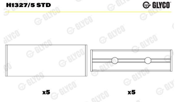 Master 3-III Ana Yatak STD (Takım) 2.3 Dci M9T (2010-2020) GLY-H1327/5-Glayco