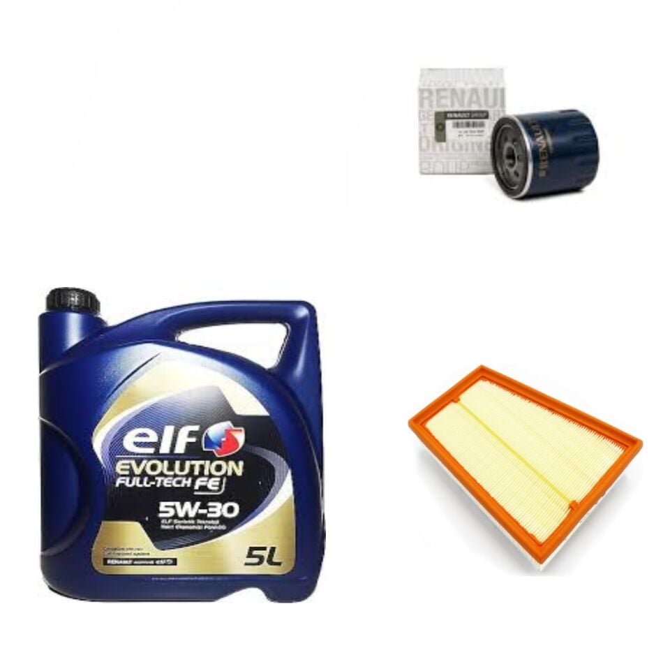 Kangoo 3-III Yağ Bakım Seti 1.5 Dci K9K  (2013-2020) (Motor Yağı+Yağ+Hava Filtre)