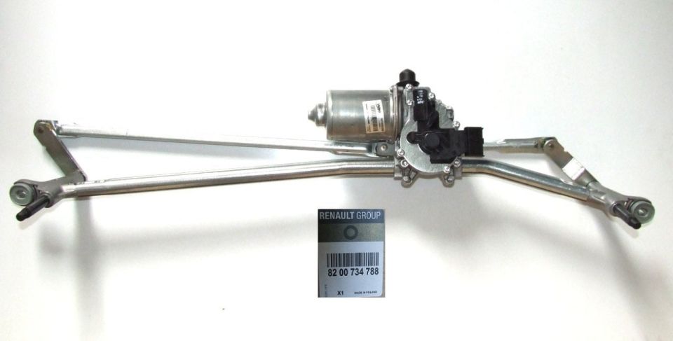 Espace 4-IV Ön Cam Silgi Silecek Motoru+Mekanizması Komple (2002-2014) 8200014038 -Renault Mais