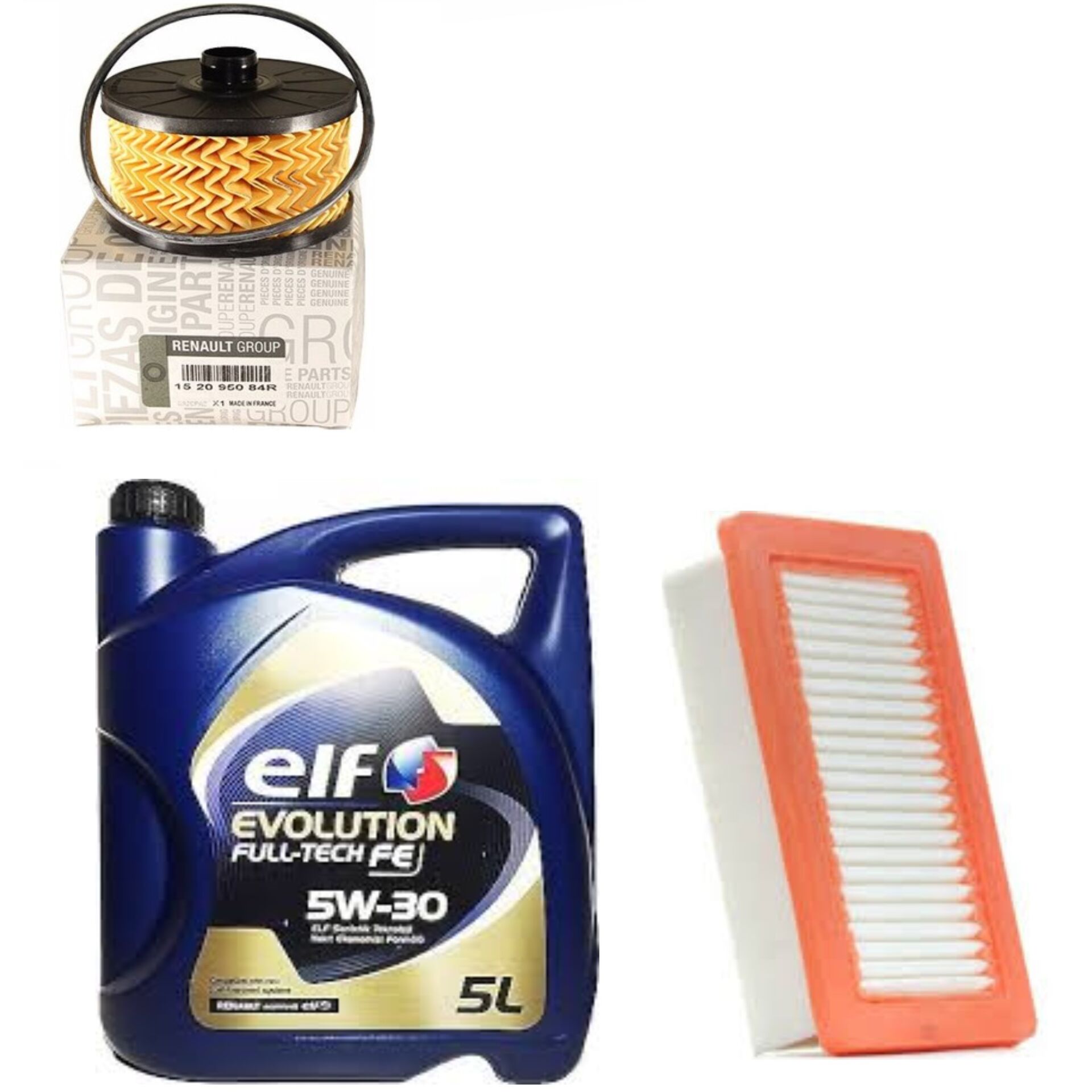 Taliant Sandero 3-III Yağ Bakım Seti 1.3 Tce H5H 2020-> (Motor Yağı+Yağ+Hava Filtre)