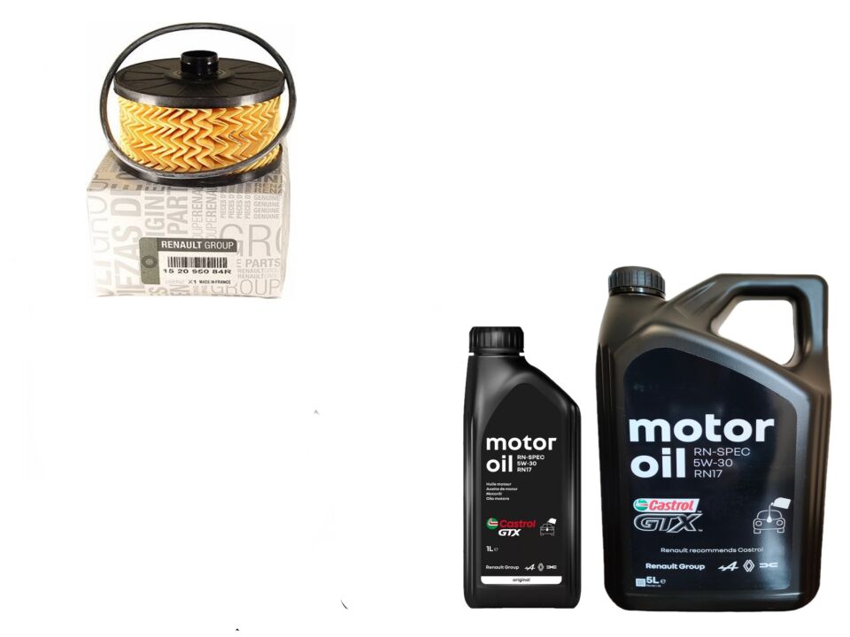 Taliant Sandero 3-III Yağ Bakım Seti 1.3 Tce H5H 2020-> (Motor Yağı+Yağ Filtre )