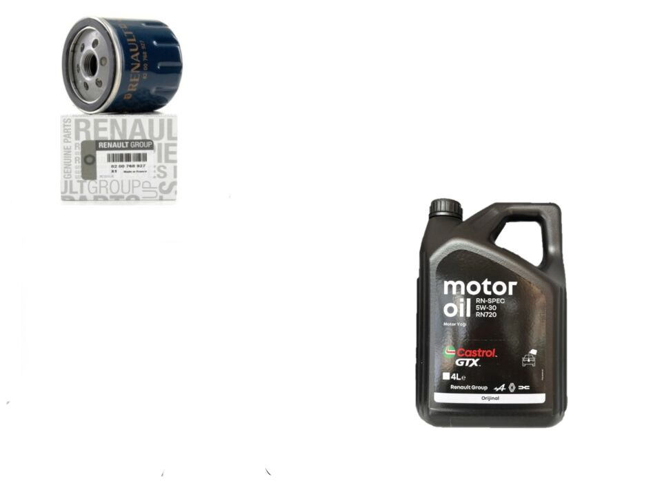 Taliant Sandero 3-III Yağ Bakım Seti 1.0 Sce B4D 2020-> (Motor Yağı+Yağ Filtre)