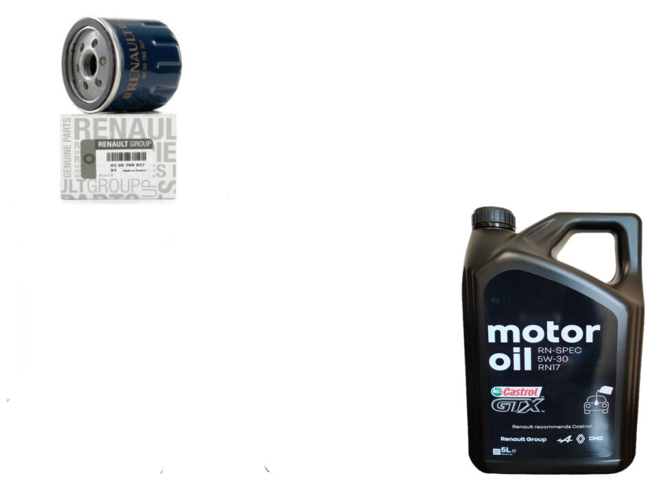 Taliant Sandero 3-III Yağ Bakım Seti 1.0 Sce B4D 2020-> (Motor Yağı+Yağ Filtre)