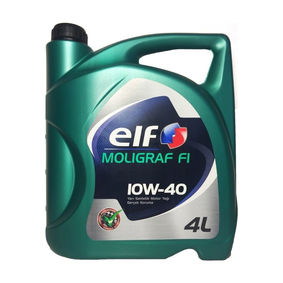 Elf Moligraf F1 10W-40 Yarı Sentetik Motor Yağı 4 Lt -Elf