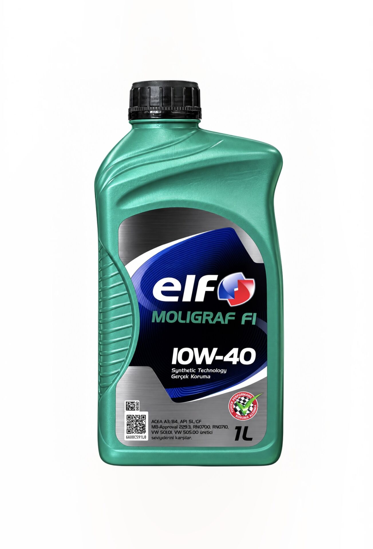 Elf Moligraf F1 10W-40 Yarı Sentetik Motor Yağı 1 Lt -Elf