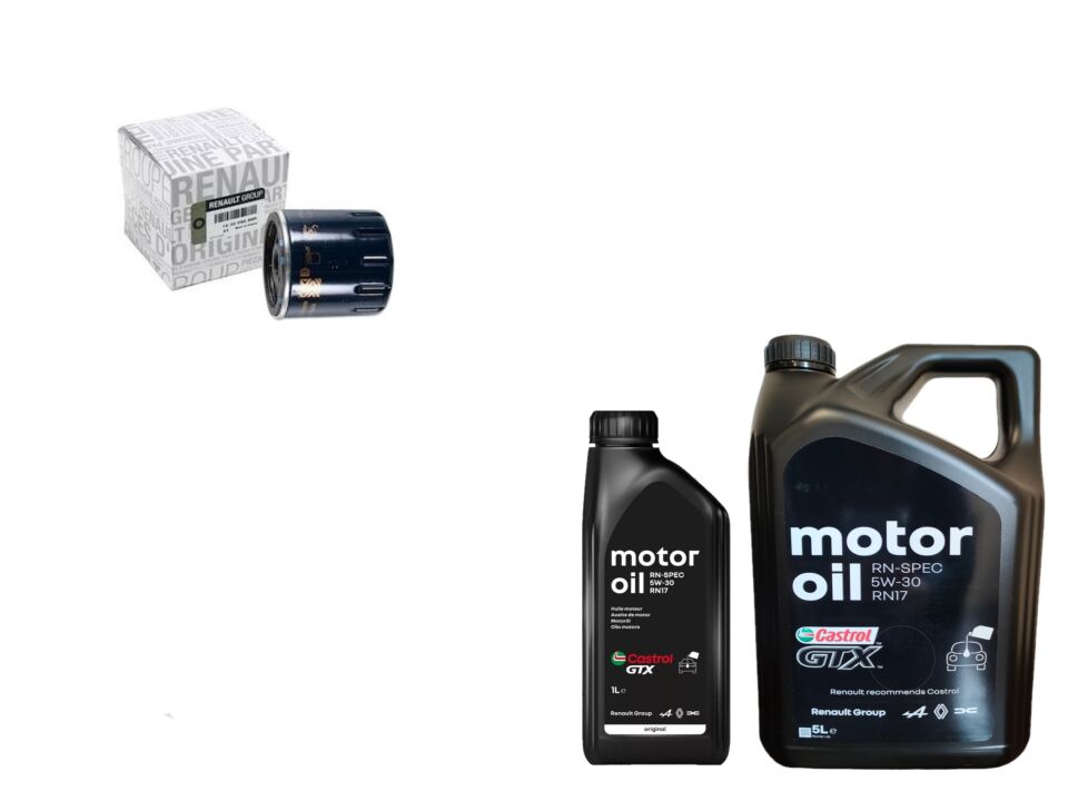 Kadjar Yağ Bakım Seti 1.5 Dci K9K (2013-2022) (Motor Yağı+Yağ Filtre )