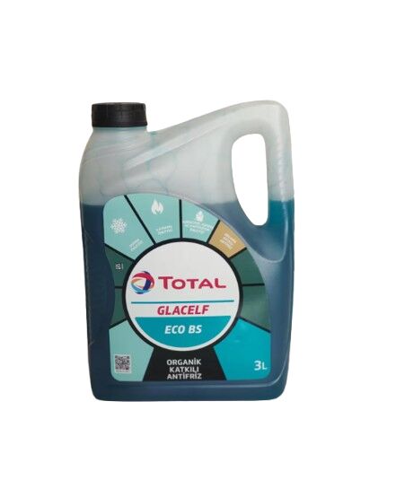 Total Glacelf Eco Bs Organik 3 LT Mavi Antifriz  -Elf